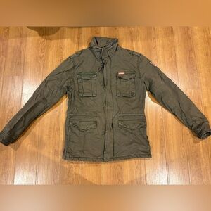 Superdry The Rookie Military Jacket in Duty Green